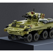 Load image into Gallery viewer, 379PCS MOC Military BTR-4 BUCEPHALUS Wheeled Armored Infantry Vehicle Model Toy Building Block Brick Gift Kids DIY Set New Compatible Lego