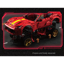 Load image into Gallery viewer, 2926PCS MOC Technic Speed Static Large Red 812 Super Racing Sports Car Model Toy Building Block Brick Gift Kids DIY Set New 1:8 Compatible Lego