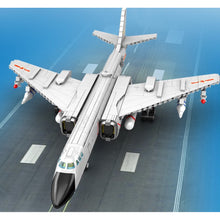 Load image into Gallery viewer, 1294PCS MOC Military Xian H-6 Strategic Bomber Air Fighter Aircraft Figure Model Toy Building Block Brick Gift Kids DIY Set New Compatible Lego
