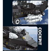 Load image into Gallery viewer, 262PCS MOC Military CAIC Z-10 Attack Helicopter Model Toy Building Block Brick Gift Kids DIY Set New Compatible Lego