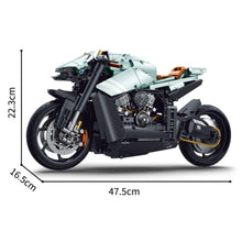 Load image into Gallery viewer, 2176PCS MOC Technic Speed Static Large Aston Martin Heavy Motorcycle Motor Bike Model Toy Building Block Brick Gift Kids DIY Set New 1:5 Compatible Lego