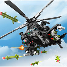 Load image into Gallery viewer, 732PCS MOC Military CAIC Z-10 Fiery Thunderbolt Helicopter Figure Model Toy Building Block Brick Gift Kids DIY Set New Compatible Lego
