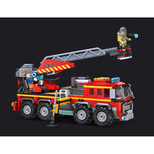 Load image into Gallery viewer, 454PCS MOC City Heavy Ladder Fire Engine Truck Figure Model Toy Building Block Brick Gift Kids DIY Set New Compatible Lego
