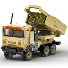Load image into Gallery viewer, 443PCS MOC Military M142 HIMARS High Mobility Artillery Rocket System Truck Model Toy Building Block Brick Gift Kids DIY Set New Compatible Lego