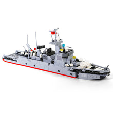 Load image into Gallery viewer, 376PCS MOC Military Type 052D Destroyer Ship Model Toy Building Block Brick Gift Kids DIY Set New Compatible Lego