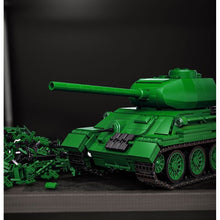 Load image into Gallery viewer, 1263PCS MOC Military T34-85 Medium Tank Figure Model Toy Building Block Brick Gift Kids DIY Set New 1:28 Compatible Lego