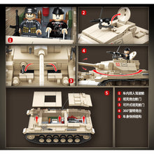 Load image into Gallery viewer, 959PCS MOC Military PZ.KPFW Panzer Panzerkampfwagen III SD.KFZ.141 Tank Figure Model Toy Building Block Brick Gift Kids DIY Set New Compatible Lego