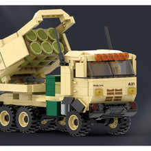 Load image into Gallery viewer, 443PCS MOC Military M142 HIMARS High Mobility Artillery Rocket System Truck Model Toy Building Block Brick Gift Kids DIY Set New Compatible Lego