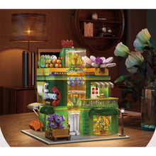 Load image into Gallery viewer, 2647PCS MOC City Street Scene Flower Potted Plant Shop House Model Toy Building Block Brick Gift Kids DIY Set New Light Compatible Lego