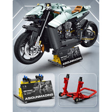 Load image into Gallery viewer, 2176PCS MOC Technic Speed Static Large Aston Martin Heavy Motorcycle Motor Bike Model Toy Building Block Brick Gift Kids DIY Set New 1:5 Compatible Lego
