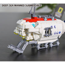 Load image into Gallery viewer, 412PCS MOC Military Deep Sea Manned Submersible Model Toy Building Block Brick Gift Kids DIY Set New Compatible Lego