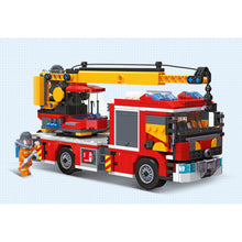 Load image into Gallery viewer, 616PCS MOC City Hook Fire Engine Truck Figure Model Toy Building Block Brick Gift Kids DIY Set New Compatible Lego