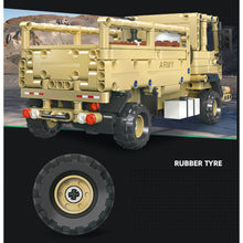 Load image into Gallery viewer, 613PCS MOC Military Technic M1078 LMTV Delivery Truck Model Toy Building Block Brick Gift Kids DIY Set New Compatible Lego