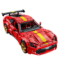 Load image into Gallery viewer, 2926PCS MOC Technic Speed Static Large Red 812 Super Racing Sports Car Model Toy Building Block Brick Gift Kids DIY Set New 1:8 Compatible Lego