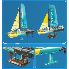 Load image into Gallery viewer, 675PCS MOC Technic Type 65 Sailboat Model Toy Building Block Brick Gift Kids DIY Set New Compatible Lego