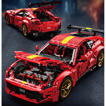Load image into Gallery viewer, 2926PCS MOC Technic Speed Static Large Red 812 Super Racing Sports Car Model Toy Building Block Brick Gift Kids DIY Set New 1:8 Compatible Lego
