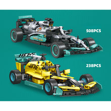 Load image into Gallery viewer, MOC Technic Speed Pull Back F1 Formula One Racing Sports Car Model Toy Building Block Brick Gift Kids DIY Set Compatible Lego