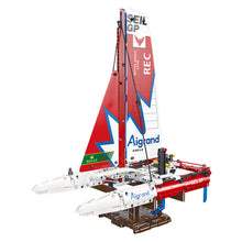 Load image into Gallery viewer, 733PCS MOC F50 Hydrofoil Catamaran Sailboat Model Toy Building Block Brick Gift Kids DIY Set New Compatible Lego