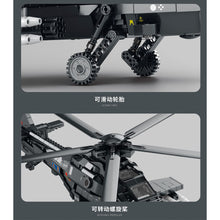 Load image into Gallery viewer, 1366PCS MOC Military CAIC Z-10 Fiery Thunderbolt Gunships Helicopter Model Toy Building Block Brick Gift Kids DIY Set New Compatible Lego