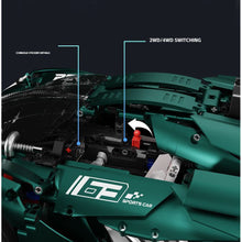 Load image into Gallery viewer, 3466PCS MOC Technic Speed Static Black Terzo Millennio Racing Sports Car Model Toy Building Block Brick Gift Kids DIY Set New 1:8 Display Compatible Lego