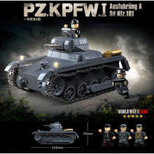 Load image into Gallery viewer, 565PCS Military PZ.KPFW.I SD.KFZ.101 Type A Tank Figure Model Toy Building Block Brick Gift Kids DIY Set New Compatible Lego