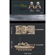 Load image into Gallery viewer, 1002PCS MOC Military M1 Main Battle Tank Figure Model Toy Building Block Brick Gift Kids DIY Set New Compatible Lego
