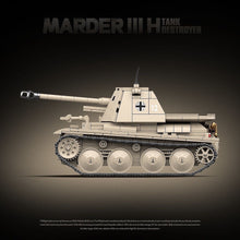 Load image into Gallery viewer, 661PCS MOC Military MARDER III H Tank Destroyer Figure Model Toy Building Block Brick Gift Kids DIY Set New Compatible Lego