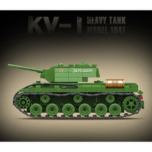 Load image into Gallery viewer, 1192PCS Military 1941 KV-1 Heavy Tank Figure Model Toy Building Block Brick Gift Kids DIY Set New Compatible Lego