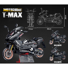 Load image into Gallery viewer, 1282PCS MOC Technic Speed T-Max Motorcycle Motor Bike Model Toy Building Block Brick Gift Kids DIY Set New 1:5 Compatible Lego Collection