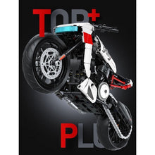 Load image into Gallery viewer, 545PCS MOC Technic Speed Pan American Motorcycle Motor Bike Model Toy Building Block Brick Gift Kids DIY Set New 1:8 Compatible Lego