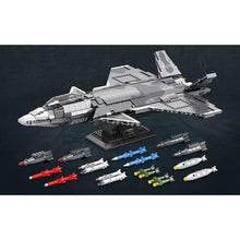 Load image into Gallery viewer, 1911PCS MOC Military Chengdu J-20 Fire Fang Stealth Air Fighter Model Toy Building Block Brick Gift Kids DIY Set New Compatible Lego