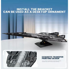 Load image into Gallery viewer, 2071PCS Military Large SR-72 Lockheed Martin Darkstar Reconnaissance Aircraft Model Toy Building Block Brick Gift Kids DIY Set New Display Compatible Lego
