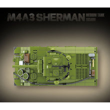 Load image into Gallery viewer, 1175PCS Military US M4A3 Sherman Medium Tank 105mm Figure Model Toy Building Block Brick Gift Kids DIY Set New Compatible Lego