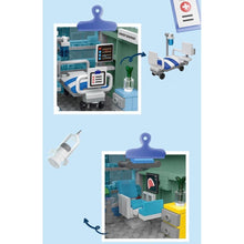 Load image into Gallery viewer, 1350PCS MOC City Street Hospital Model Toy Building Block Brick Gift Kids DIY Set New Light Compatible Lego