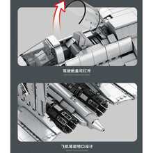 Load image into Gallery viewer, 1999PCS MOC Military J-15 Flying Shark Flanker-D Air Fighter Airplane Model Toy Building Block Brick Gift Kids DIY Set New Compatible Lego