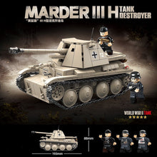 Load image into Gallery viewer, 661PCS MOC Military MARDER III H Tank Destroyer Figure Model Toy Building Block Brick Gift Kids DIY Set New Compatible Lego