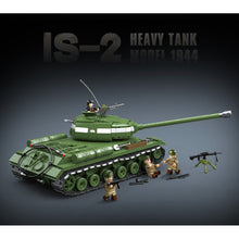 Load image into Gallery viewer, 1703PCS Military 1944 IS-2 Heavy Tank Figure Model Toy Building Block Brick Gift Kids DIY Set New Compatible Lego