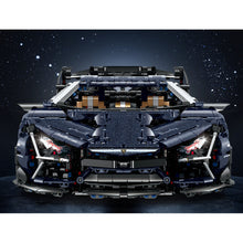 Load image into Gallery viewer, 4106PCS MOC Technic Speed Static Starry Blue Aventador SVJ Super Racing Sports Car Model Toy Building Block Brick Gift Kids DIY Set New 1:8 Compatible Lego