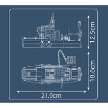Load image into Gallery viewer, 420PCS MOC Fishing Boat Ship Model Toy Building Block Brick Gift Kids DIY Set New