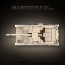 Load image into Gallery viewer, 661PCS MOC Military MARDER III H Tank Destroyer Figure Model Toy Building Block Brick Gift Kids DIY Set New Compatible Lego