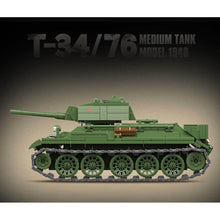 Load image into Gallery viewer, 1013PCS Military T34/76 1940 Medium Tank Figure Model Toy Building Block Brick Gift Kids DIY Set New Compatible Lego