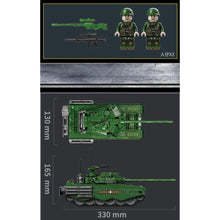 Load image into Gallery viewer, 1003PCS MOC Military T90M Main Battle Tank Figure Model Toy Building Block Brick Gift Kids DIY Set New Compatible Lego