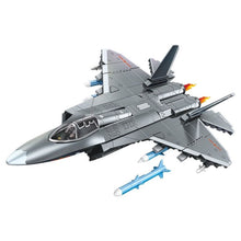 Load image into Gallery viewer, 621PCS MOC Military J-35 Stealth Air Fighter Airplane Figure Model Toy Building Block Brick Gift Kids DIY Set New Compatible Lego