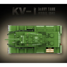 Load image into Gallery viewer, 1192PCS Military 1941 KV-1 Heavy Tank Figure Model Toy Building Block Brick Gift Kids DIY Set New Compatible Lego