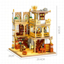 Load image into Gallery viewer, 3028PCS MOC City Steet European Bookstore Book Shop Model Toy Building Block Brick Gift Kids DIY Set New Light Compatible Lego