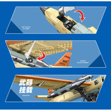 Load image into Gallery viewer, 1363PCS Military U2 Dragon Lady Econnaissance Airplane Model Toy Building Block Brick Gift Kids DIY Set New Compatible Lego
