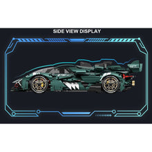 Load image into Gallery viewer, 3466PCS MOC Technic Speed Static Black Terzo Millennio Racing Sports Car Model Toy Building Block Brick Gift Kids DIY Set New 1:8 Display Compatible Lego