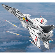 Load image into Gallery viewer, 1999PCS MOC Military J-15 Flying Shark Flanker-D Air Fighter Airplane Model Toy Building Block Brick Gift Kids DIY Set New Compatible Lego
