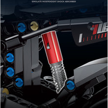 Load image into Gallery viewer, 638PCS MOC Technic Speed Yamaha MT-10 Sports Motorcycle Motor Bike Model Toy Building Block Brick Gift Kids DIY Set New 1:8 Compatible Lego Collection