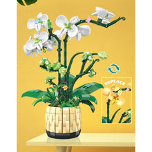 Load image into Gallery viewer, 971PCS MOC Orchid Grace Flower Vase Model Toy Building Block Brick Gift Kids DIY Set New Display Decoration